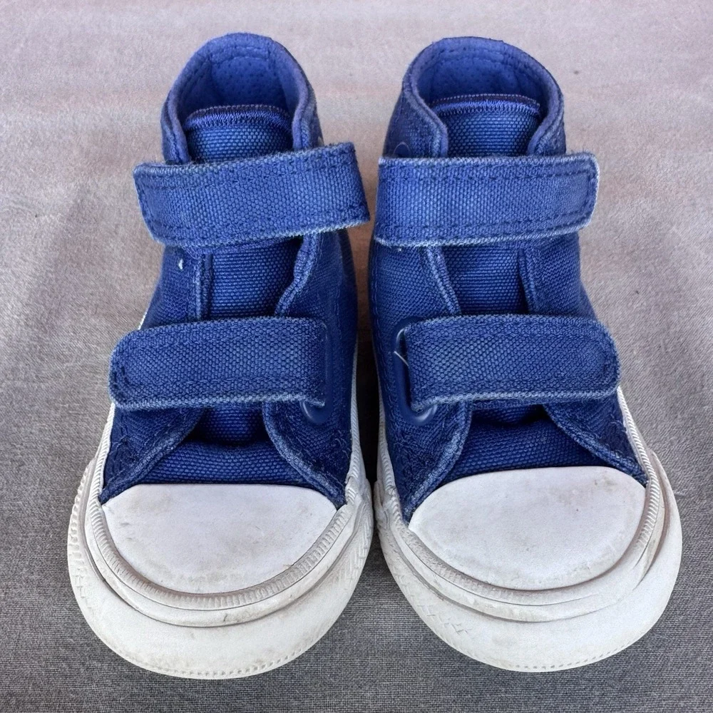 Size 4c‎ - Converse Chuck Taylor II All Star High Top Infant/Toddler Shoes Blue